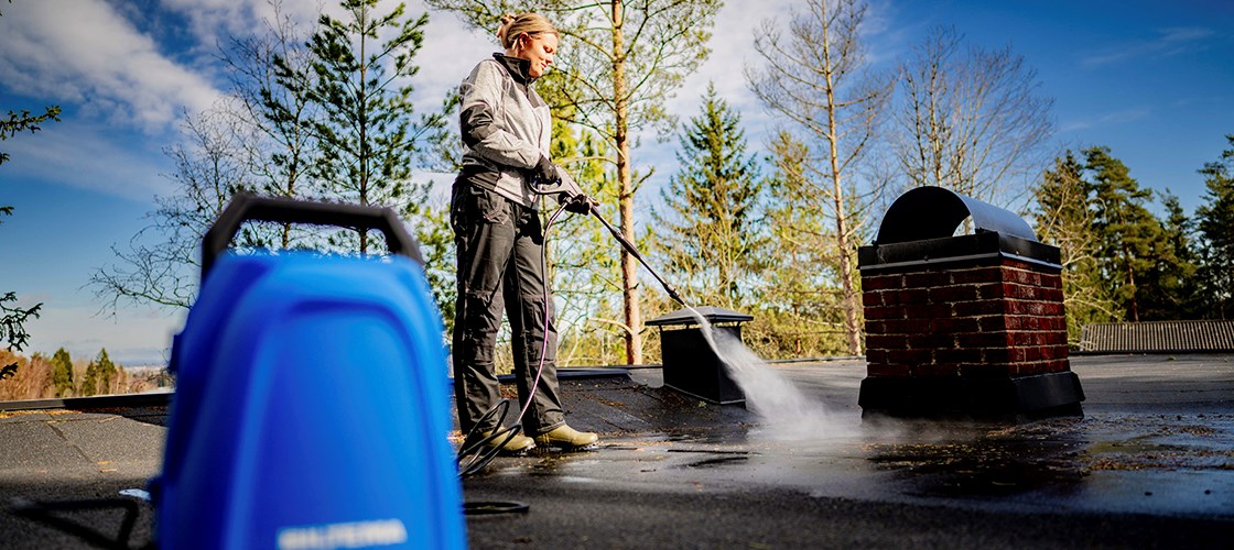 Vårrengjøring ute - gjør huset klart for våren