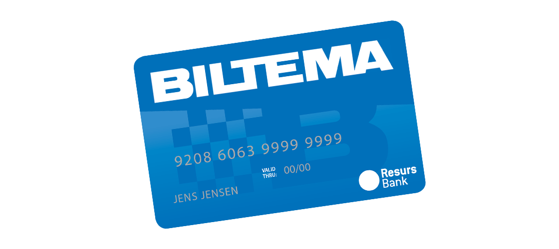 Financing with the Biltema Card 