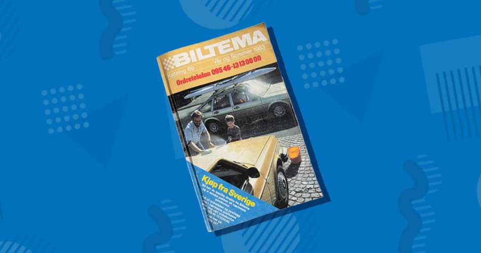 Bilde av den første norske katalogen