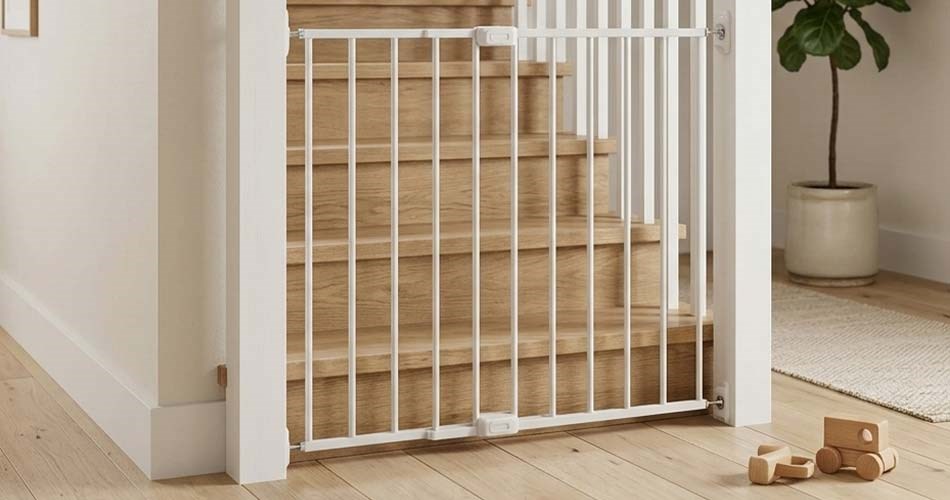 Barnegrind sperrer trapp